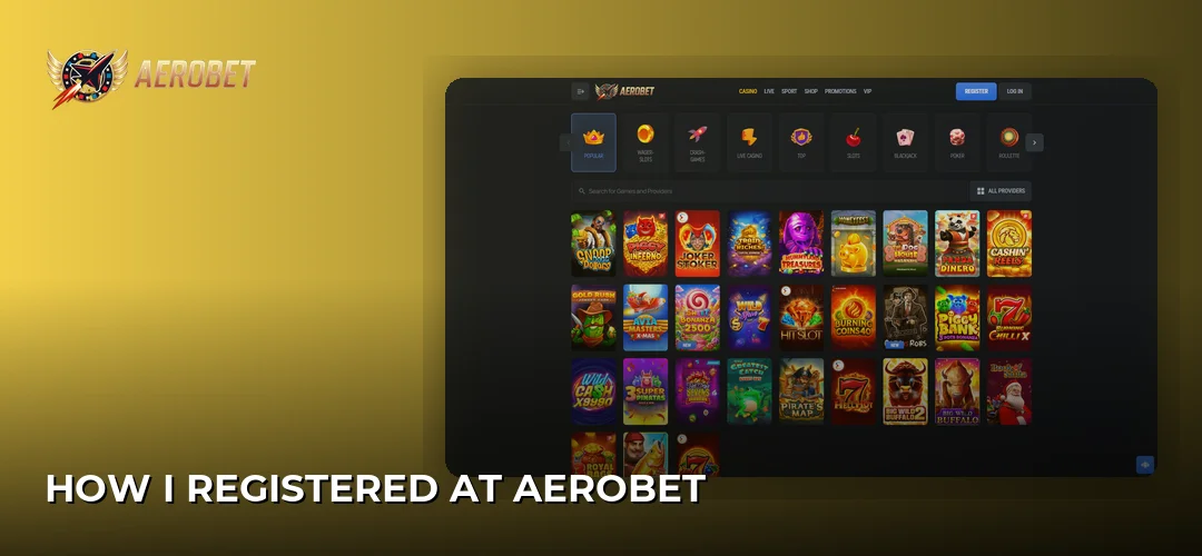 How I Registered at AeroBet