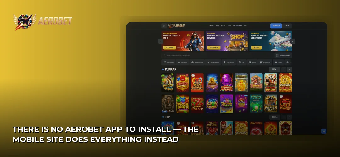 AeroBet promotional banner